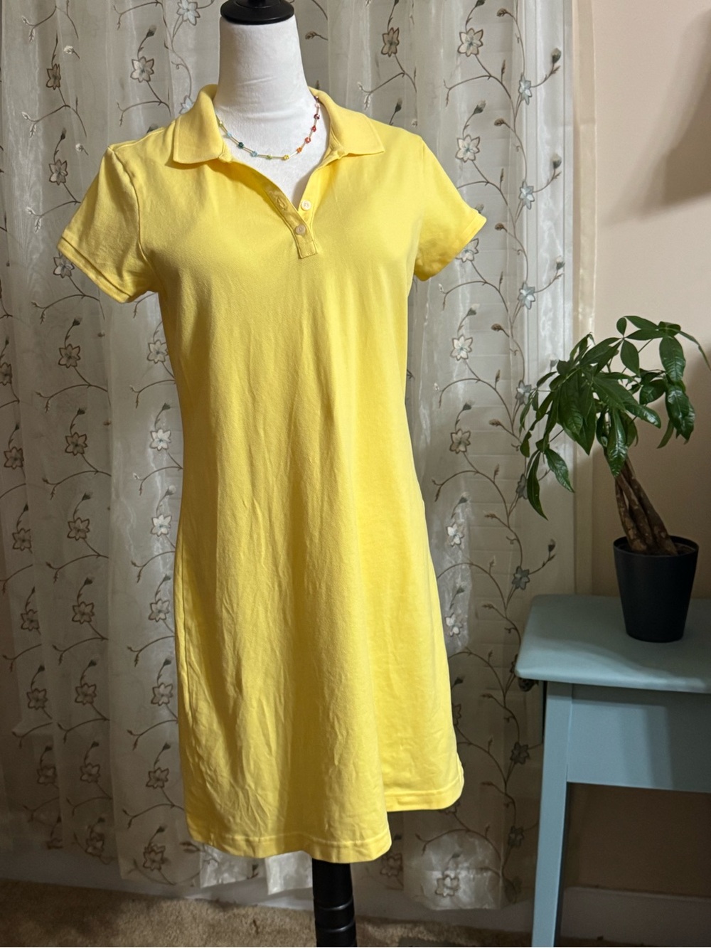 NWOT L.L. Bean Yellow Polo Dress size L. She’s cute! I had to reposh it though!